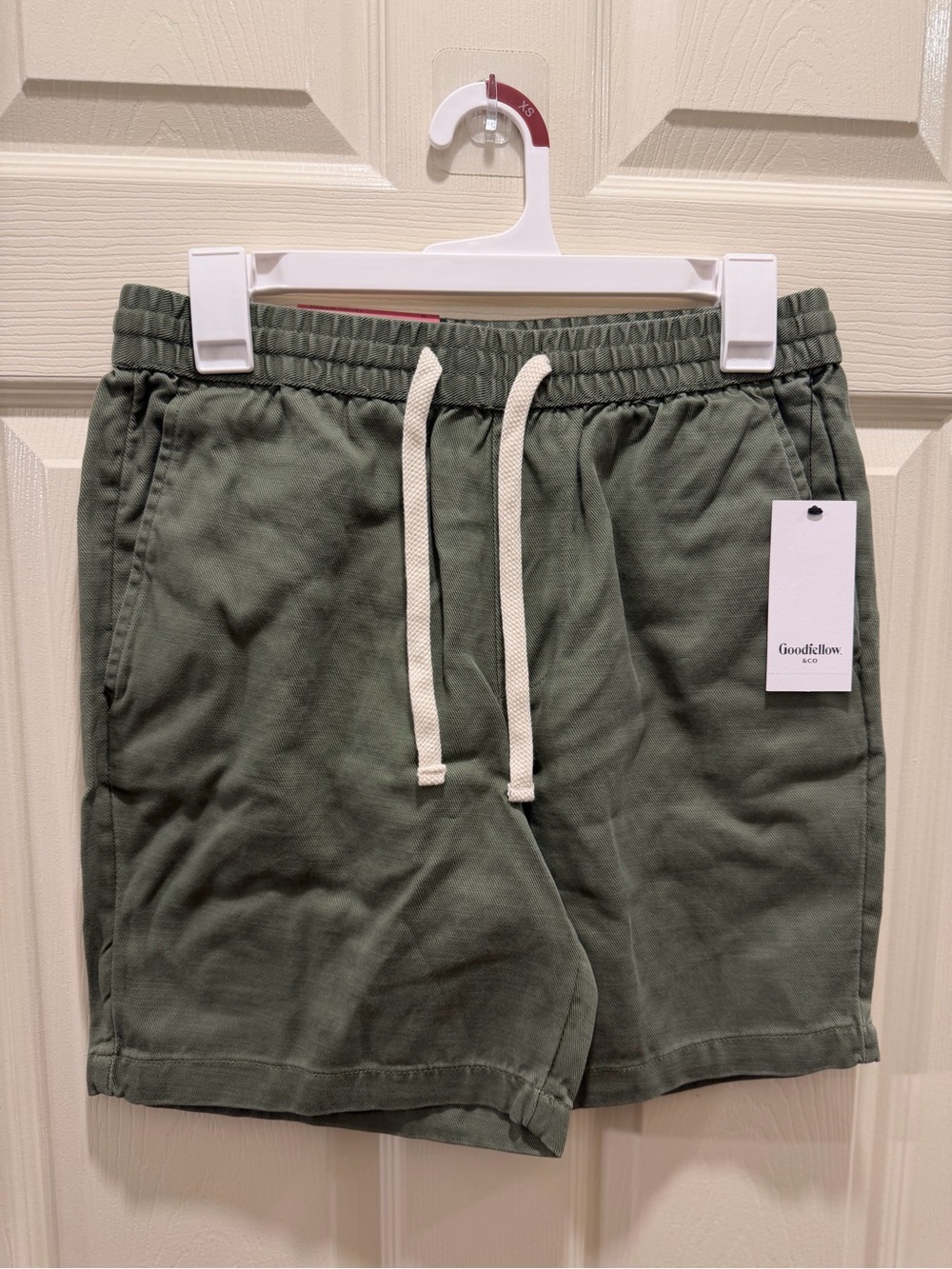 Goodfellow & Co Olive Green “The Vintage”Drawstring Shorts 7” Inseam- XSmall NWT